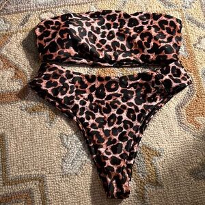 Leopard bathing suit